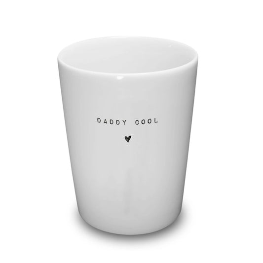 Goldscherben Becher Daddy Cool Porzellan