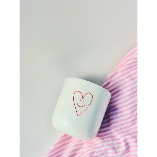 Goldscherben Becher Tasse Heart Smiley