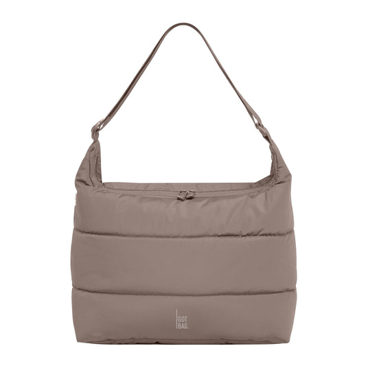 GOT BAG Puffer Square Bag large monochrome oyster