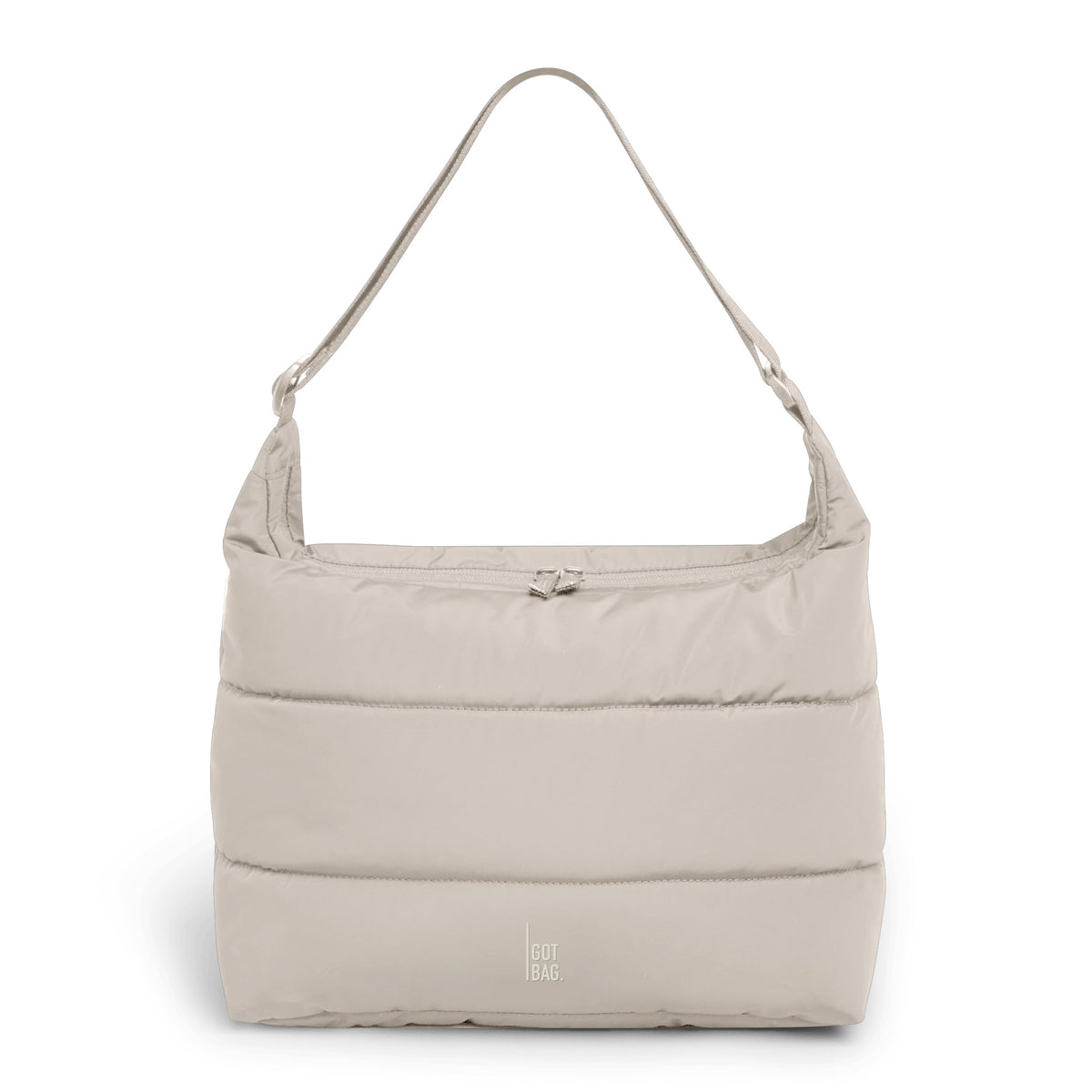 GOT BAG Puffer Square Bag large monochrome scallop