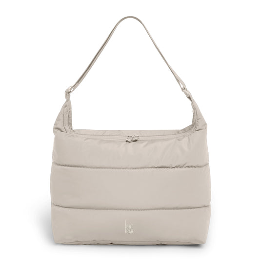 GOT BAG Puffer Square Bag large monochrome scallop
