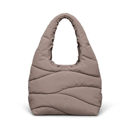 GOT BAG Wavy Puffer Shoulder Bag monochrome oyster
