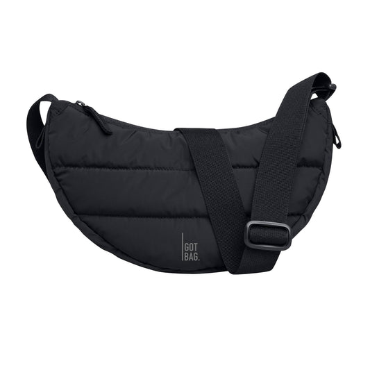 GOT BAG Puffer Moon Bag small monochrome black