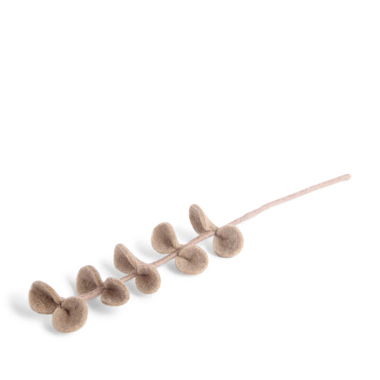 Gry & Sif Filzzweig Blätterzweig grün