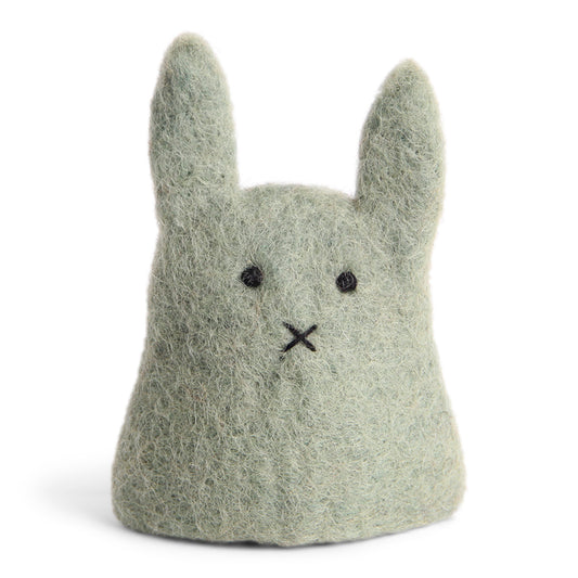 Gry & Sif Eierwärmer Hase Filz grün