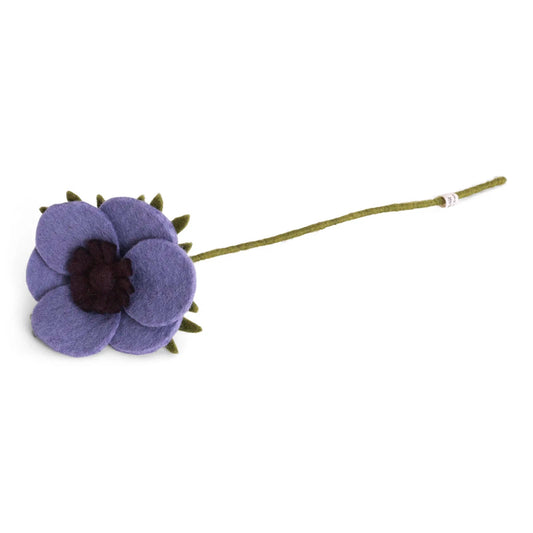 Gry & Sif Filzblume Franzoesische Anemone lila
