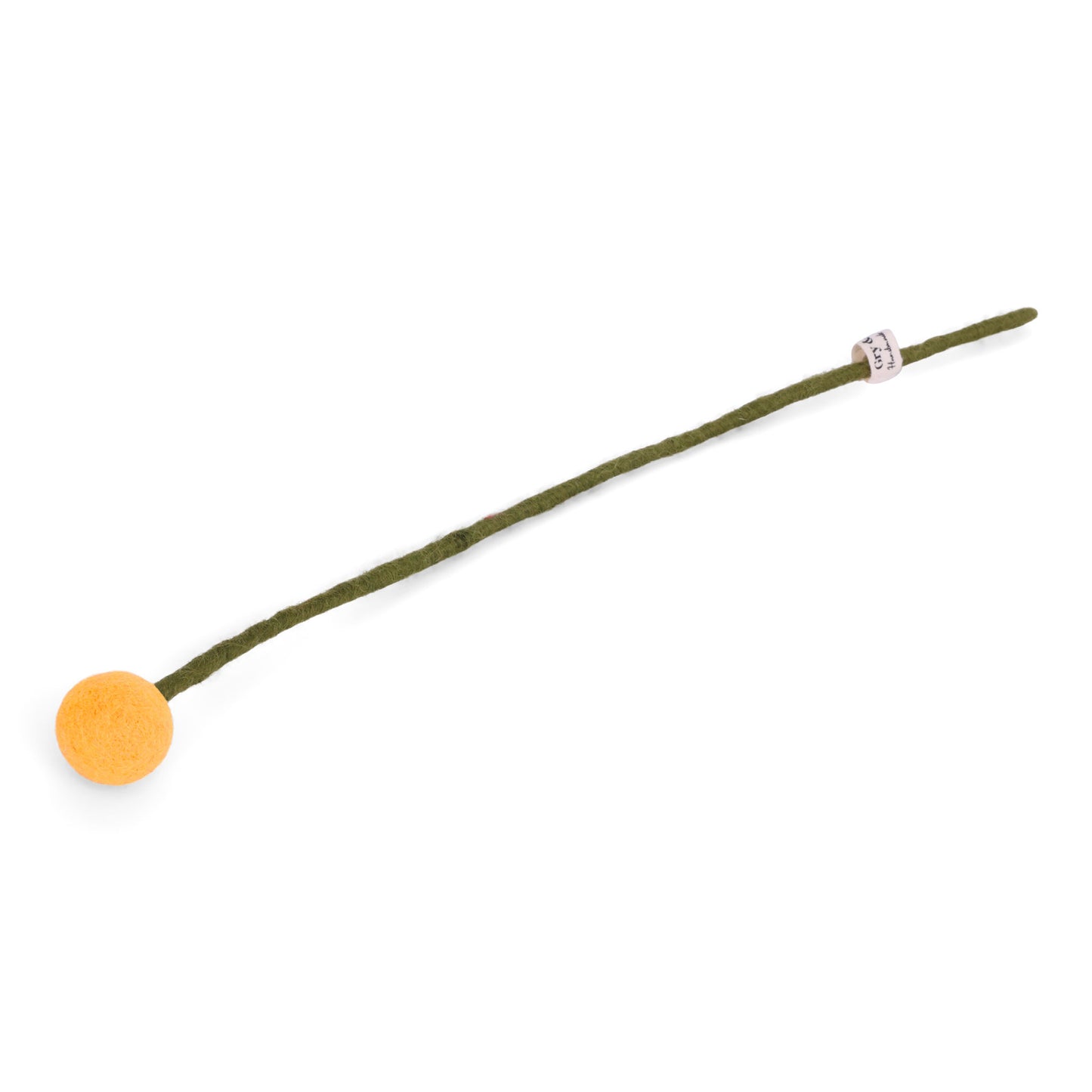 Gry & Sif Filzblume Trommelstöckchen Ø 2 cm gelb