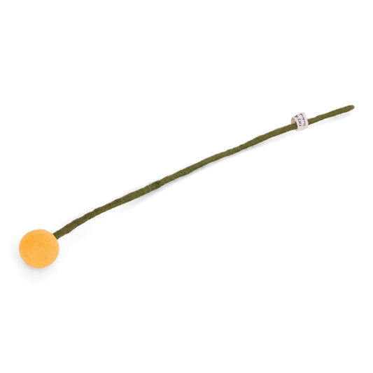 Gry & Sif Filzblume Trommelstöckchen Ø 2 cm gelb