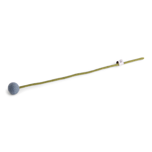 Gry & Sif Filzblume Kugelblume Ø 2 cm meeresblau