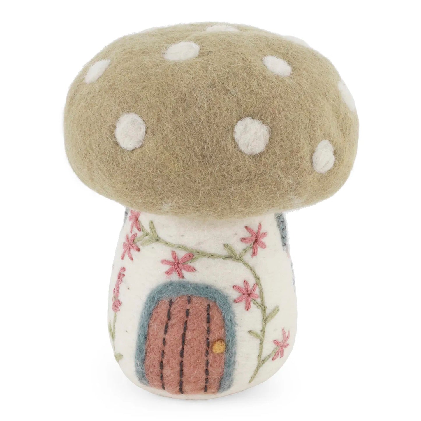 Gry & Sif Großes Frühlingspilzhaus mit Blumenstickerei