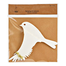 Lade das Bild in den Galerie-Viewer, Honeycomb Decoration Dekohänger Vogel weiß 14 cm
