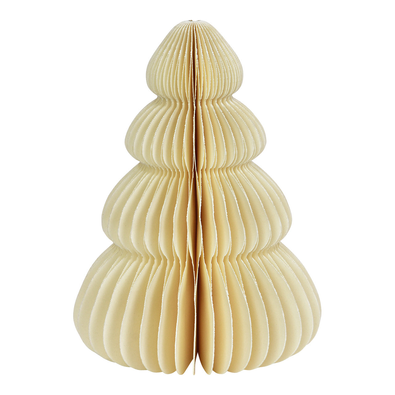 Honeycomb Decoration Tannenbaum elfenbein 15 cm