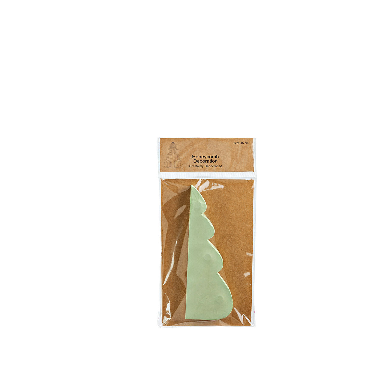 Honeycomb Decoration Tannenbaum jadegrün 15 cm