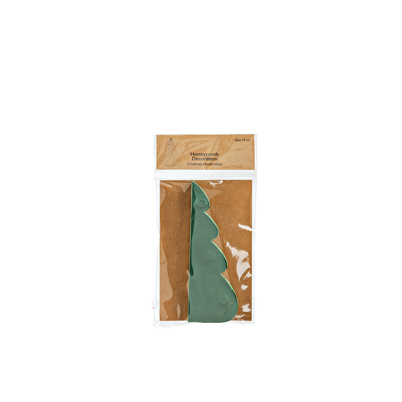 Honeycomb Decoration Tannenbaum moosgrün 15 cm