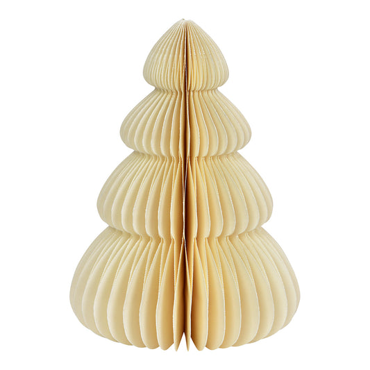 Honeycomb Decoration Tannenbaum elfenbein 20 cm