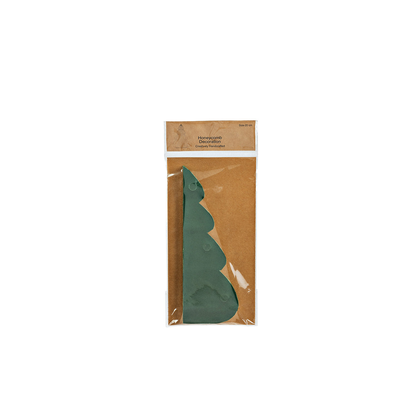 Honeycomb Decoration Tannenbaum moosgrün 20 cm