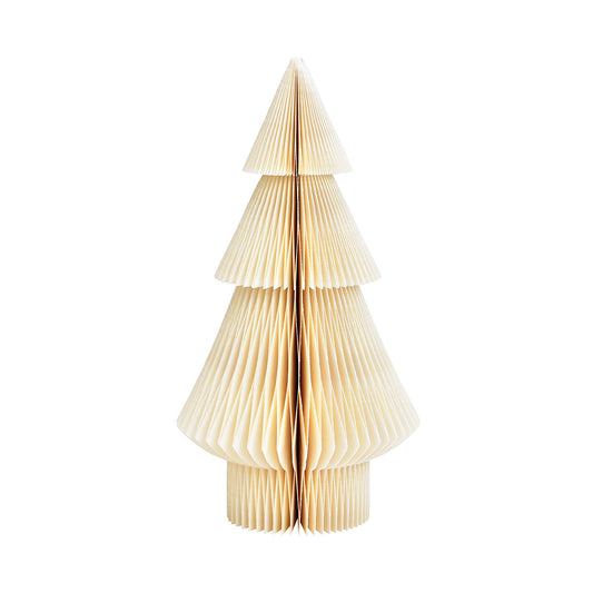 Honeycomb Decoration Tannenbaum elfenbein 30 cm