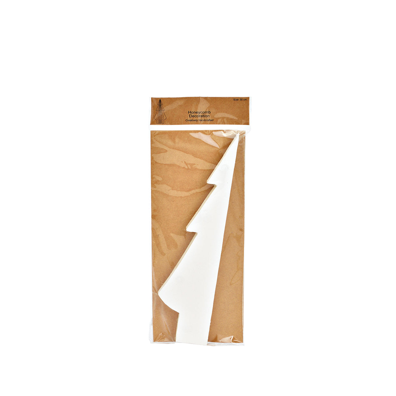 Honeycomb Decoration Tannenbaum elfenbein 30 cm