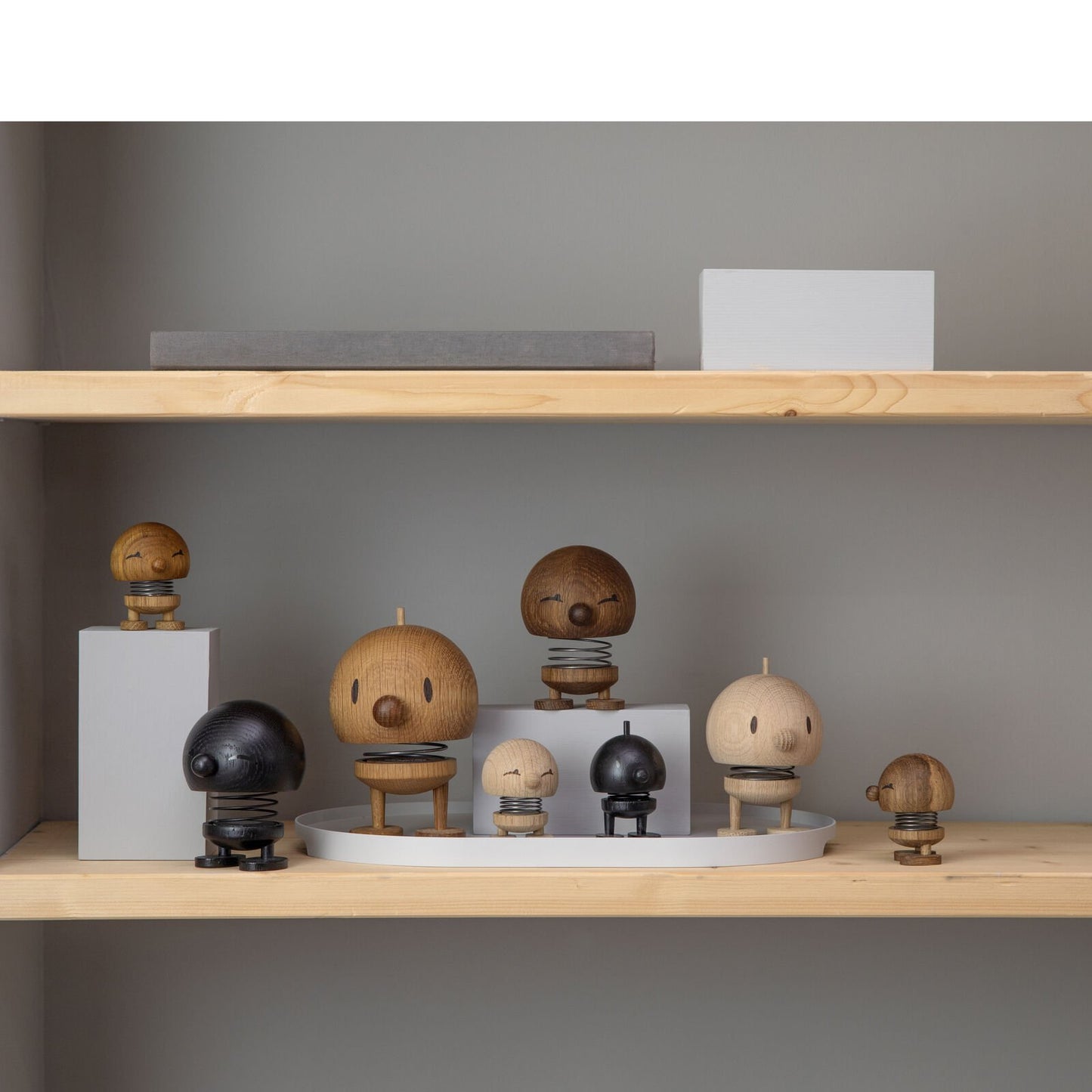 Hoptimist Design Dekofigur Bumble M raw oak
