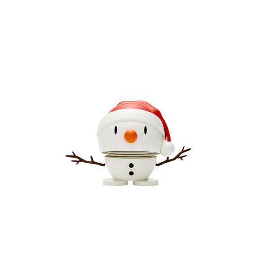 Hoptimist Design Dekofigur Santa Snowman S white