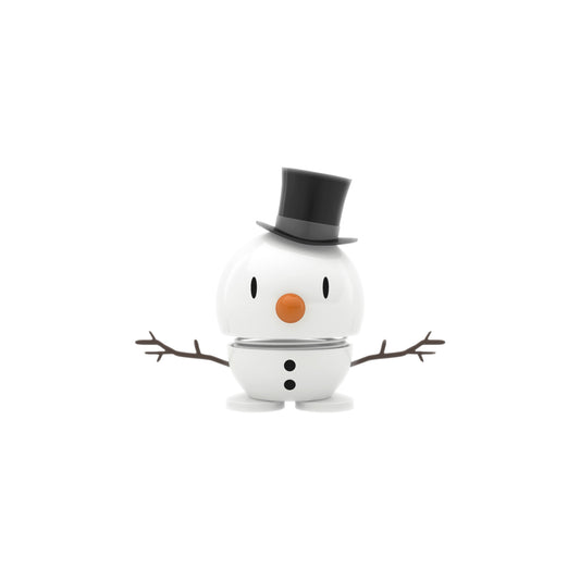 Hoptimist Design Dekofigur Snowman S white
