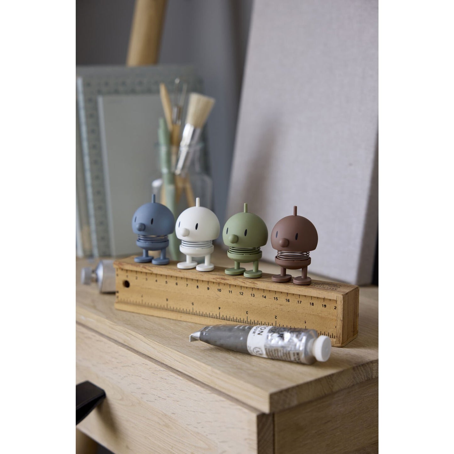 Hoptimist Design Dekofigur Soft Bumble XS white
