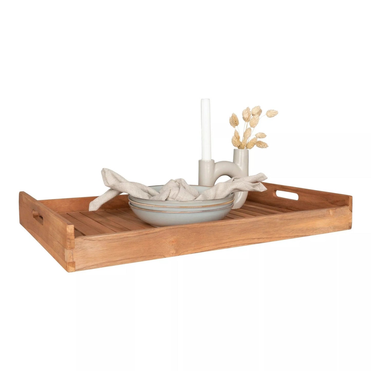 House Nordic Tablett Faro aus Teakholz