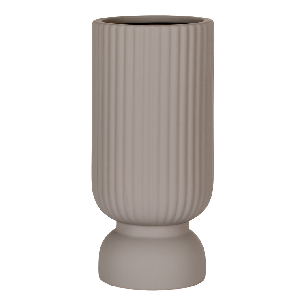 House Nordic Ripple Vase aus Keramik