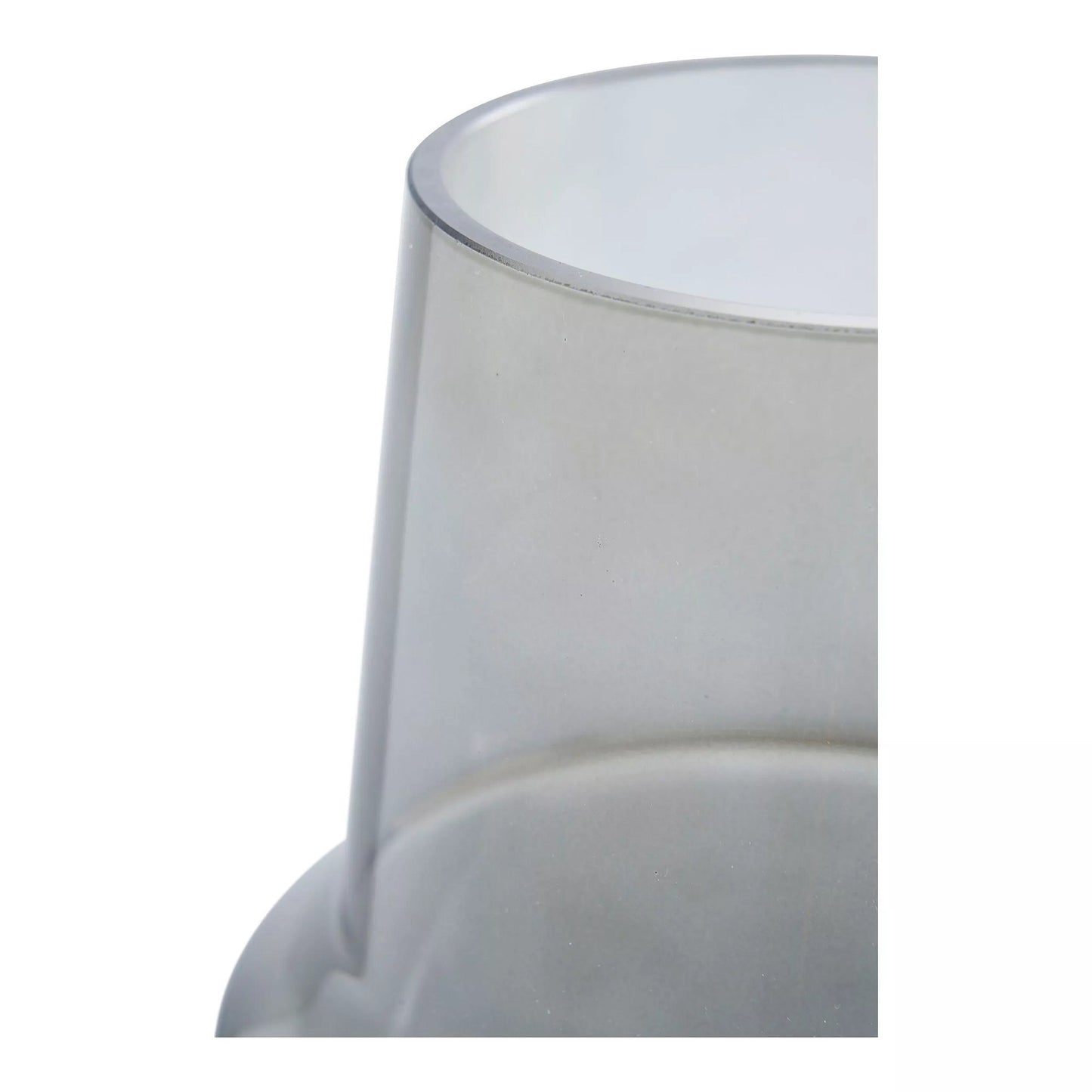 House Nordic Vase rauchgrau aus Glas