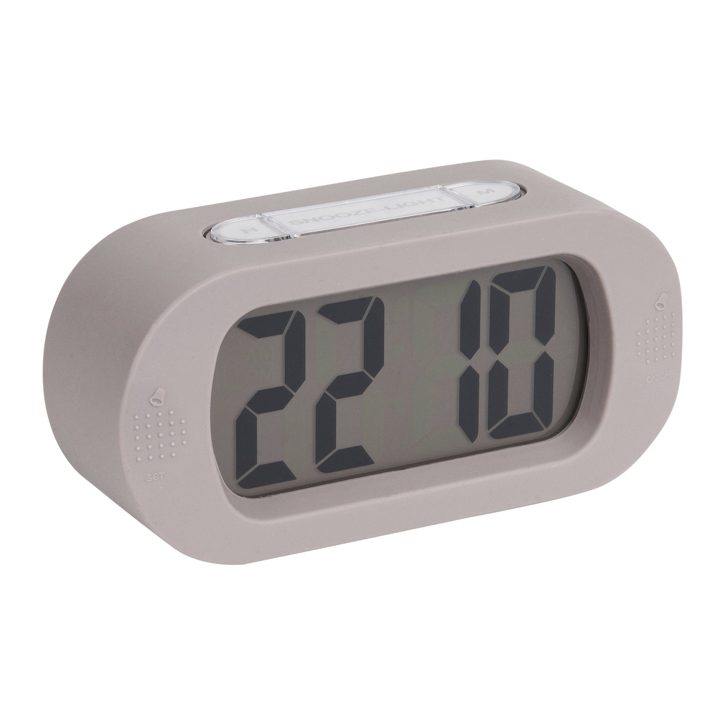 Karlsson Digitalwecker Gummy Warmgrau