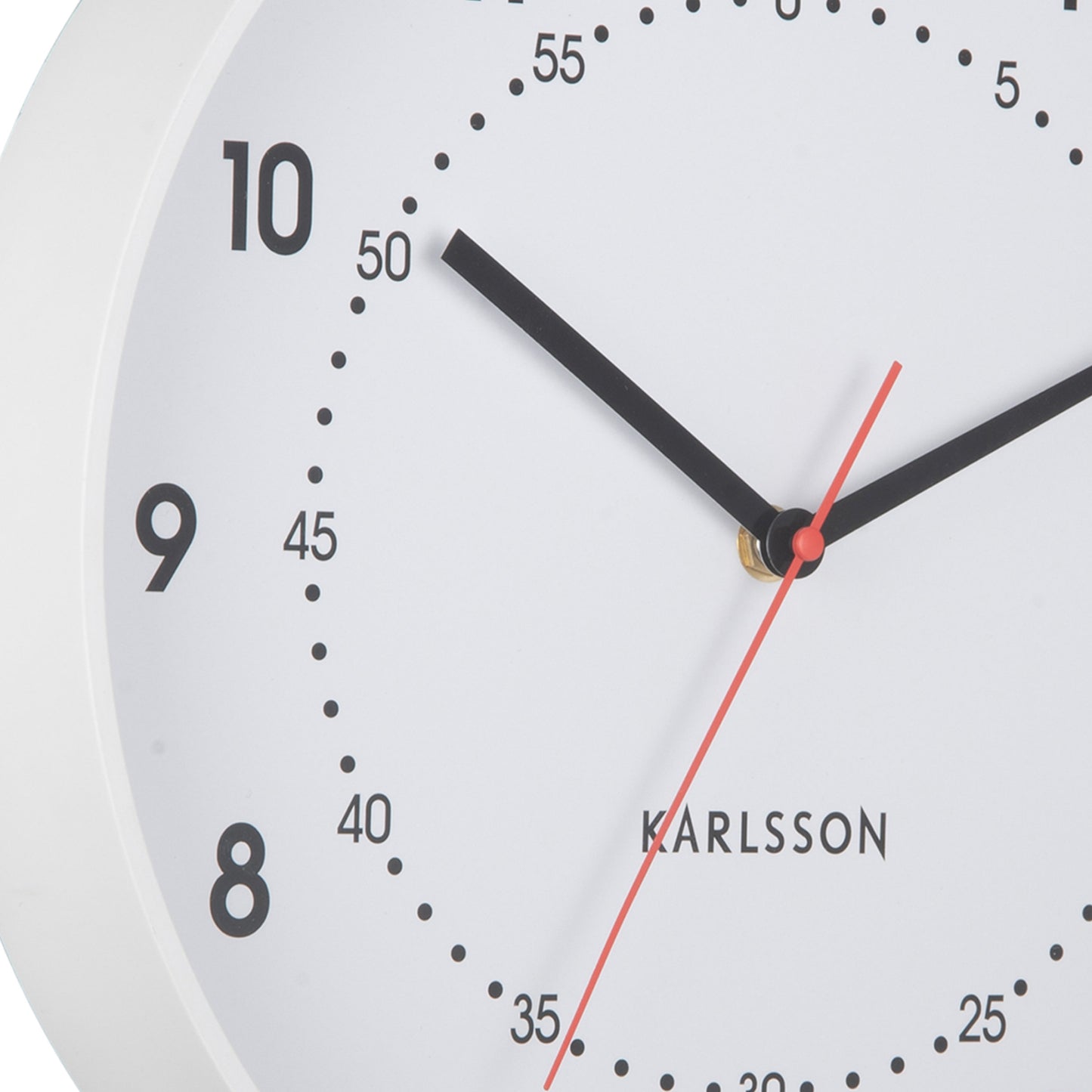 Karlsson Wanduhr Fresco Weiß