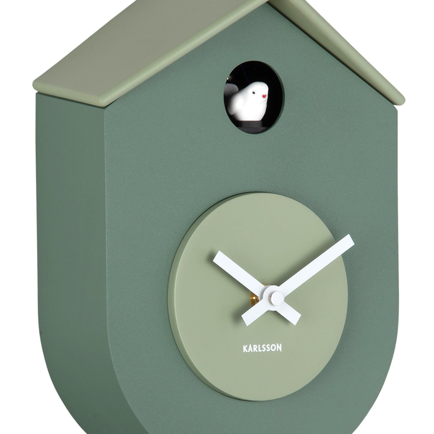 Karlsson Wanduhr Grato Cuckoo grün