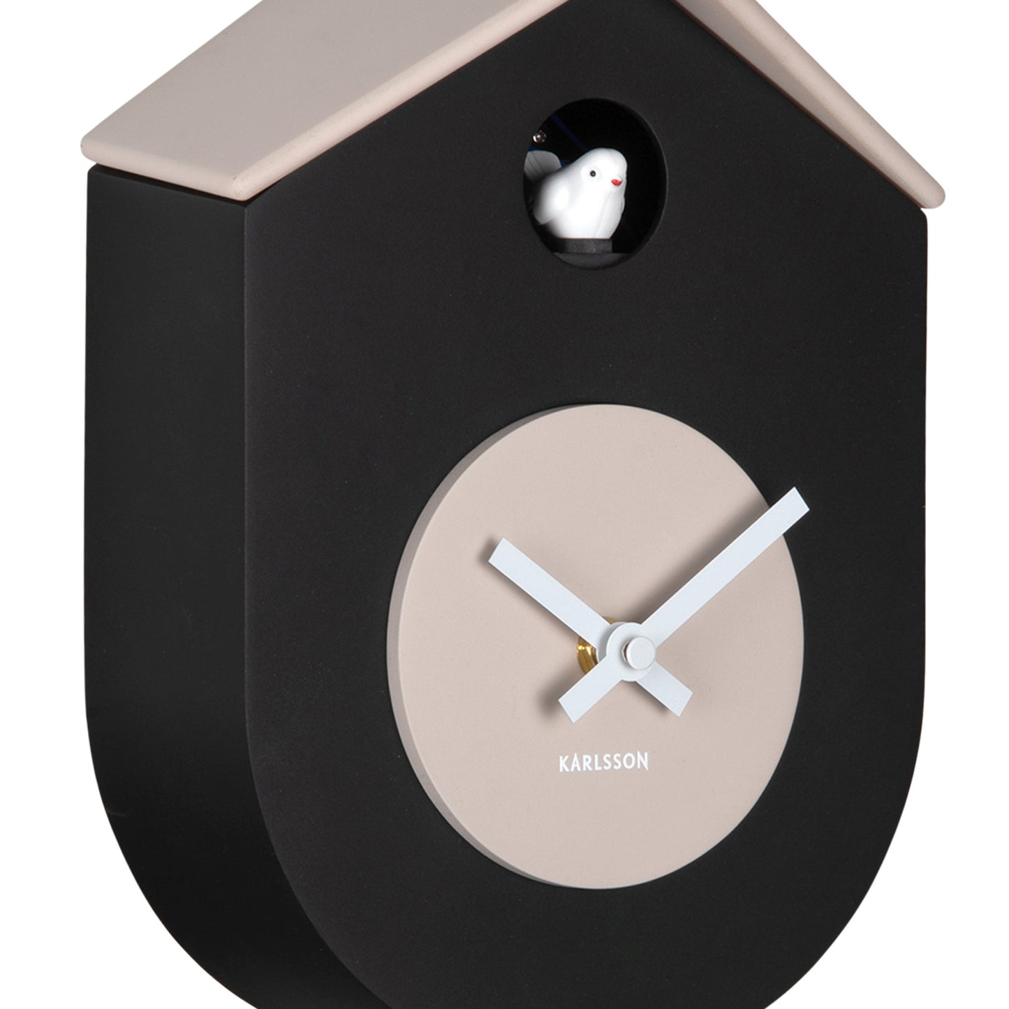 Karlsson Wanduhr Grato Cuckoo schwarz