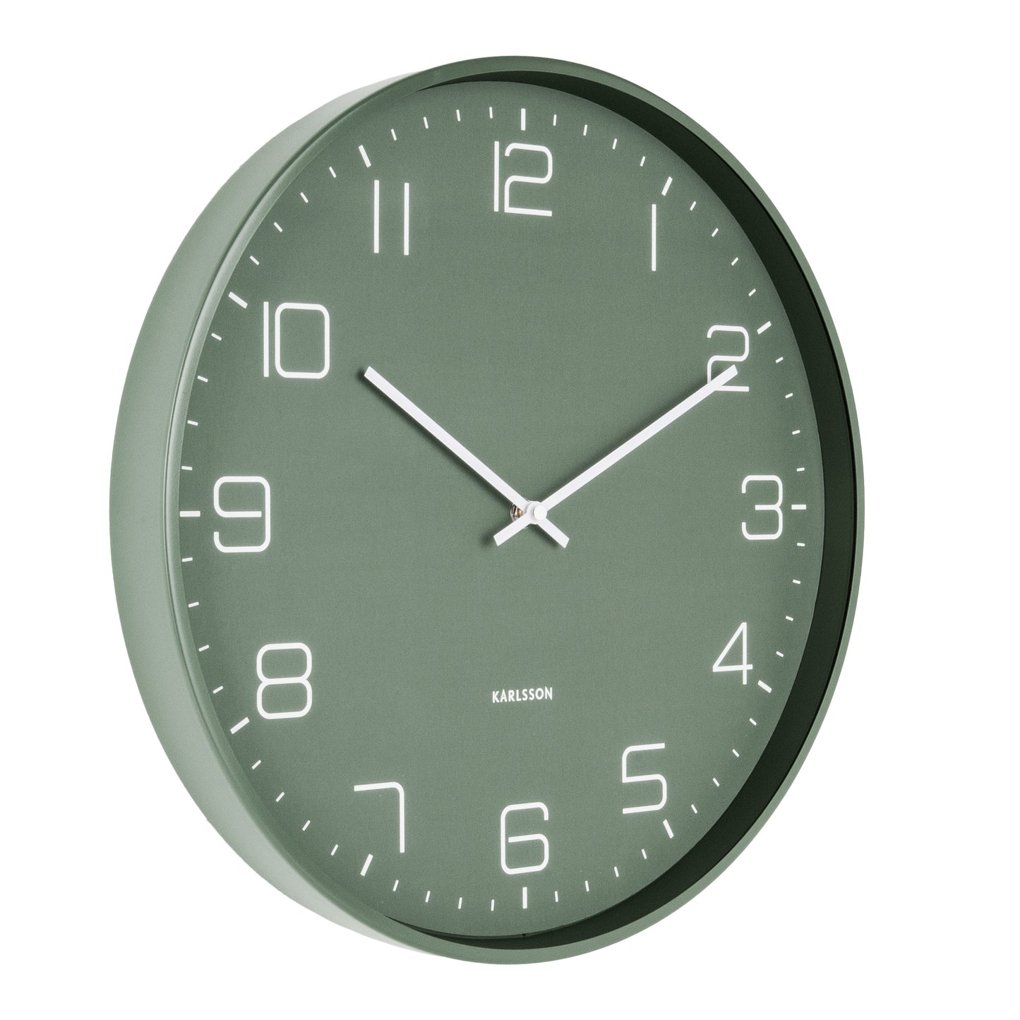 Karlsson Wanduhr Lofty grün
