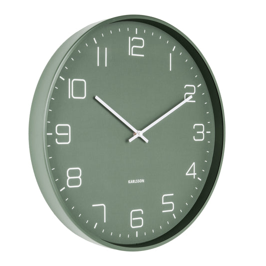 Karlsson Wanduhr Lofty grün