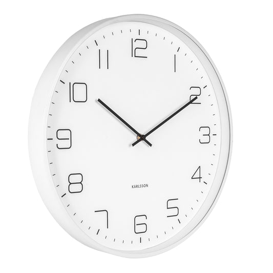 Karlsson Wanduhr Lofty weiß