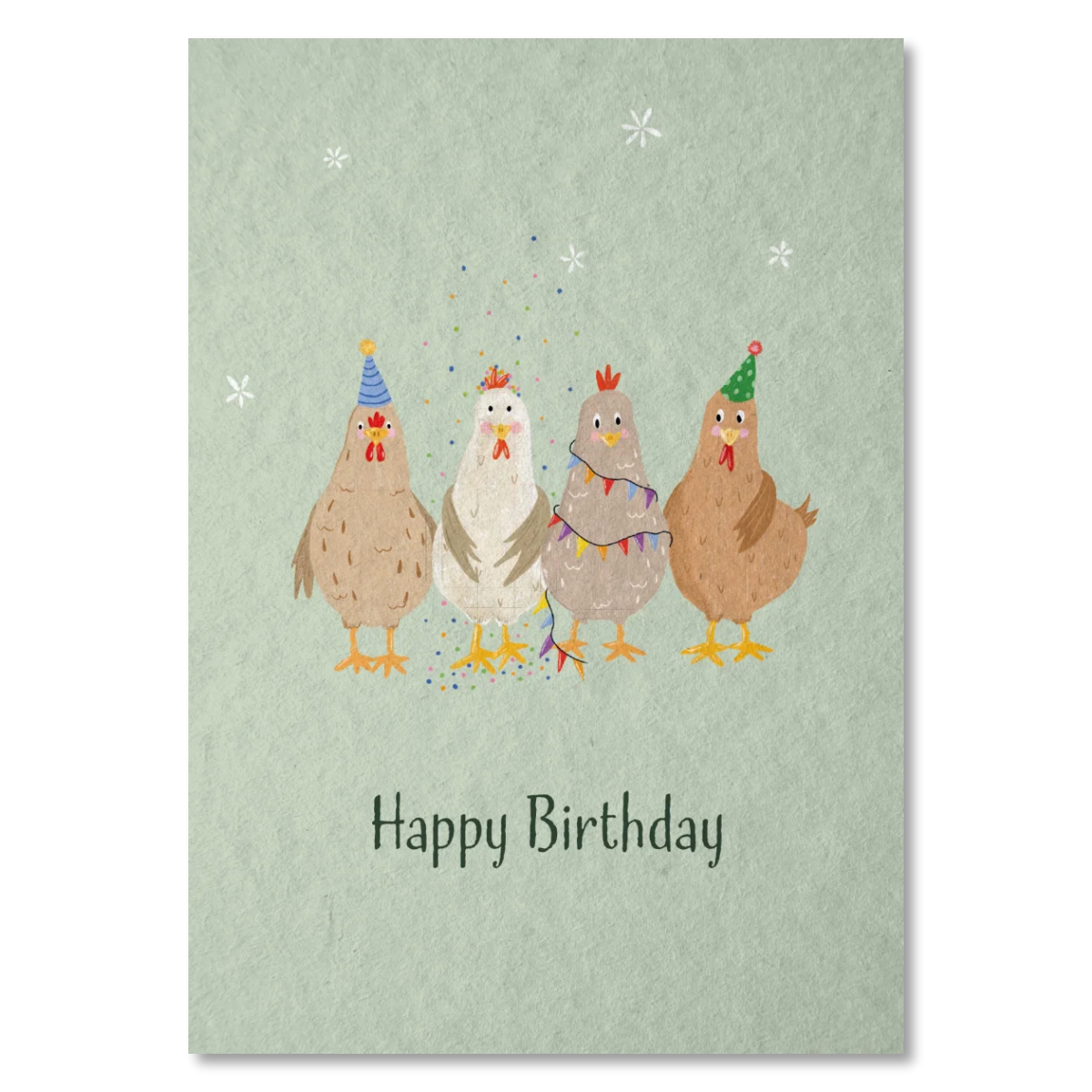 KEITCARDS Grußkarte Hühnergeburtstag
