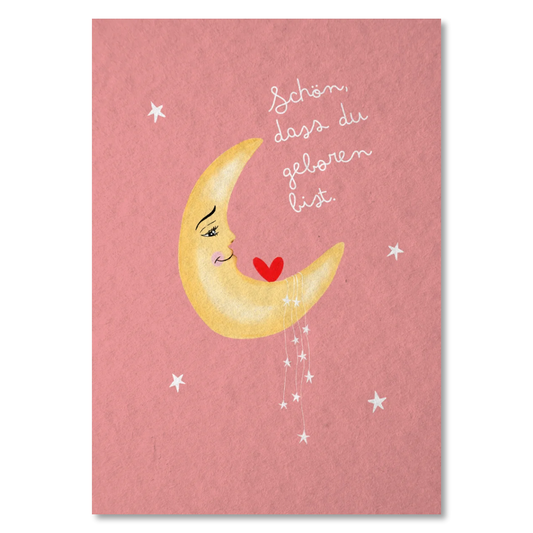 KEITCARDS Grußkarte Mond