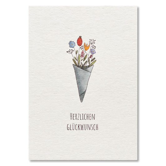 KEITCARDS Grußkarte Blumenstrauß