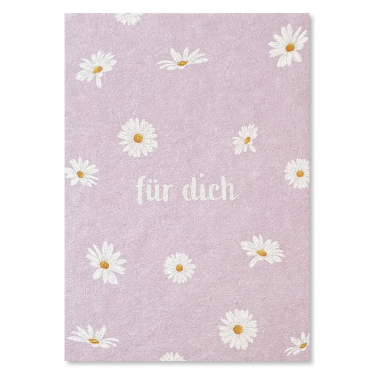 KEITCARDS Grußkarte Gänseblümchen für dich