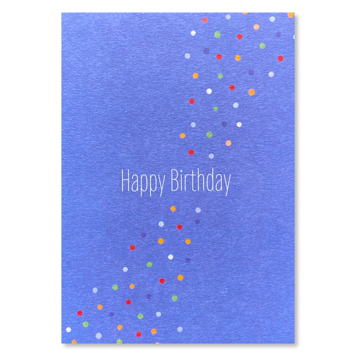 KEITCARDS Grußkarte Happy Birthday dunkelblau
