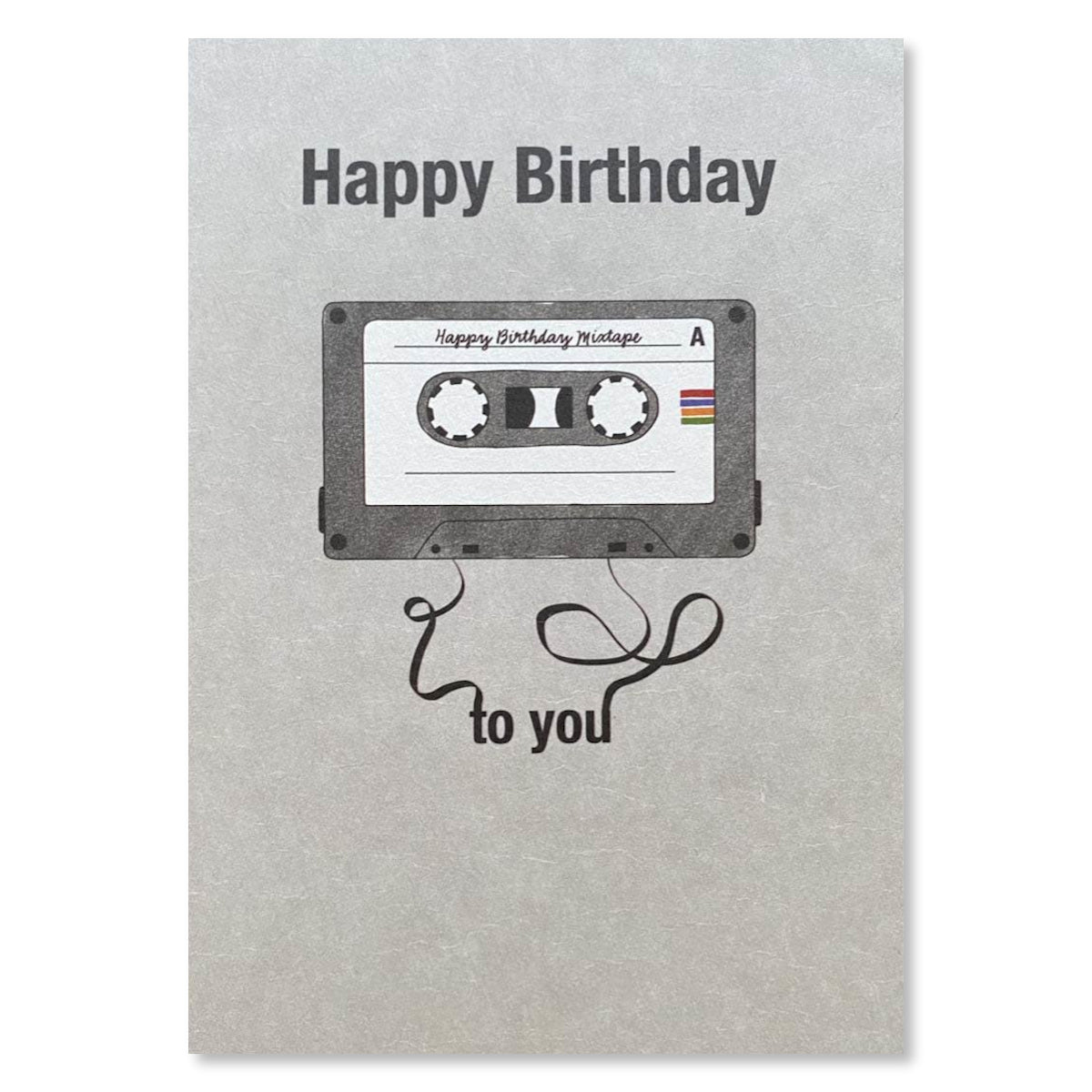 KEITCARDS Grußkarte Happy Birthday Mixtape
