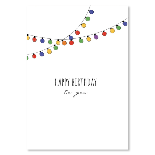 KEITCARDS Grußkarte Lichterkette