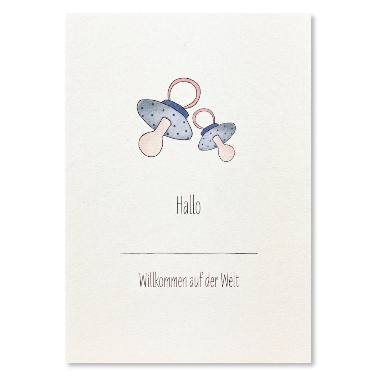KEITCARDS Grußkarte Schnuller