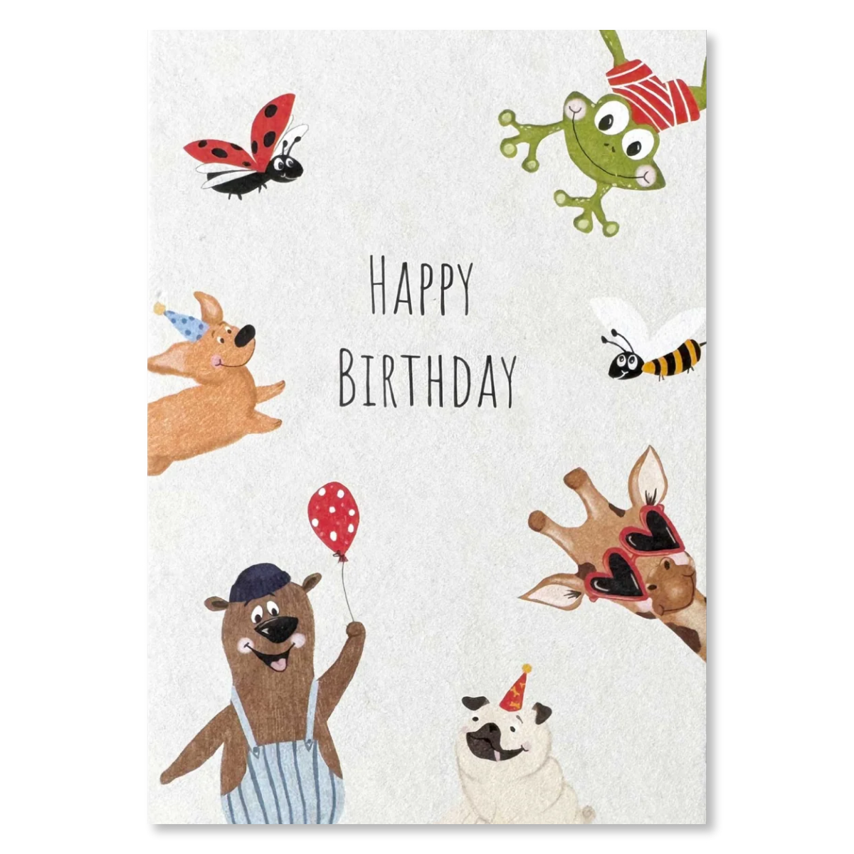 KEITCARDS Grußkarte Tierparty