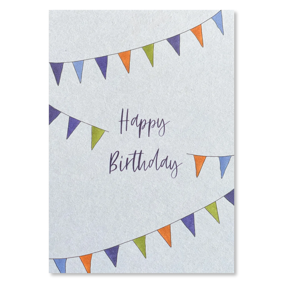 KEITCARDS Grußkarte Wimpel blau