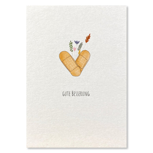 KEITCARDS Grußkarte Gute Besserung