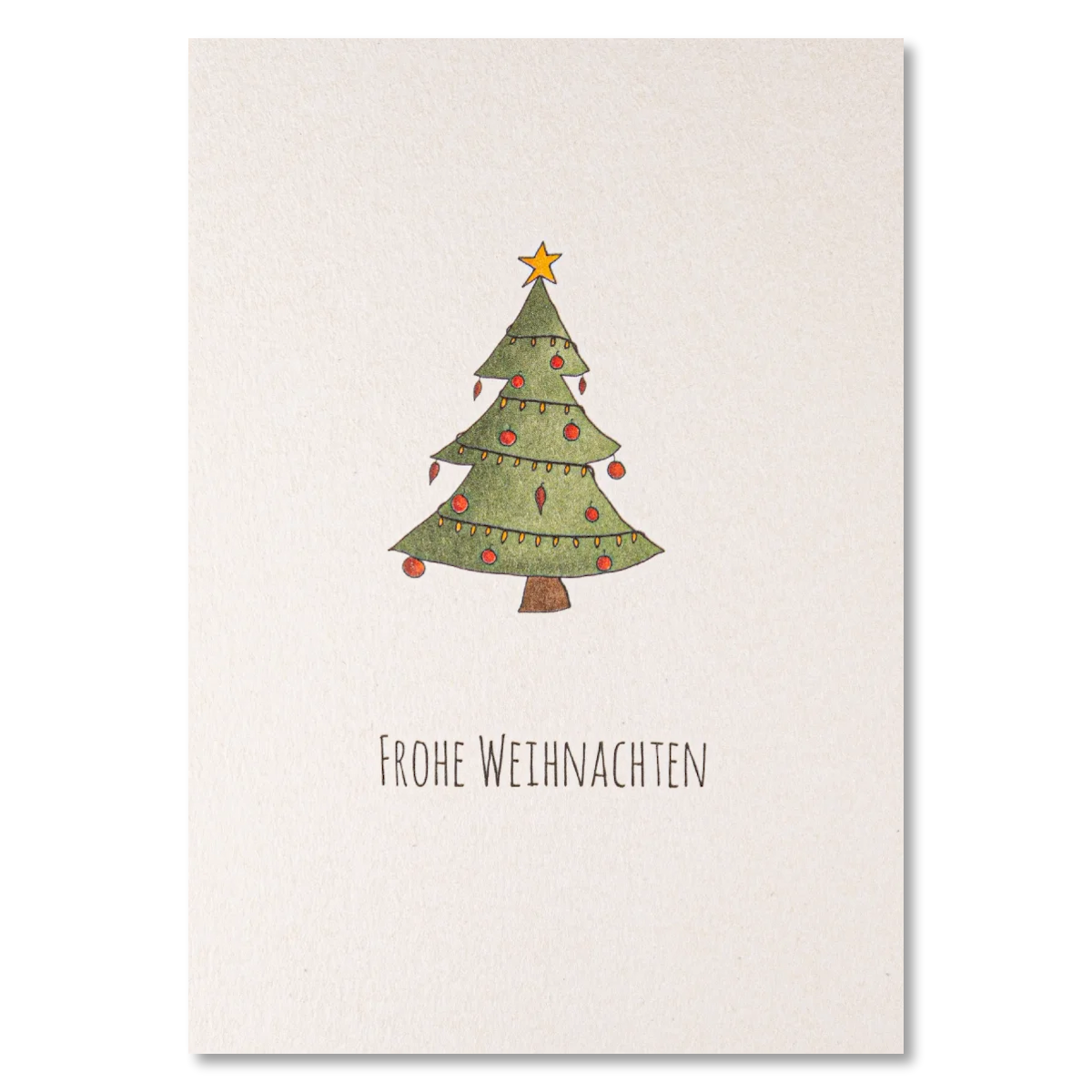 KEITCARDS Grußkarte Tannenbaum