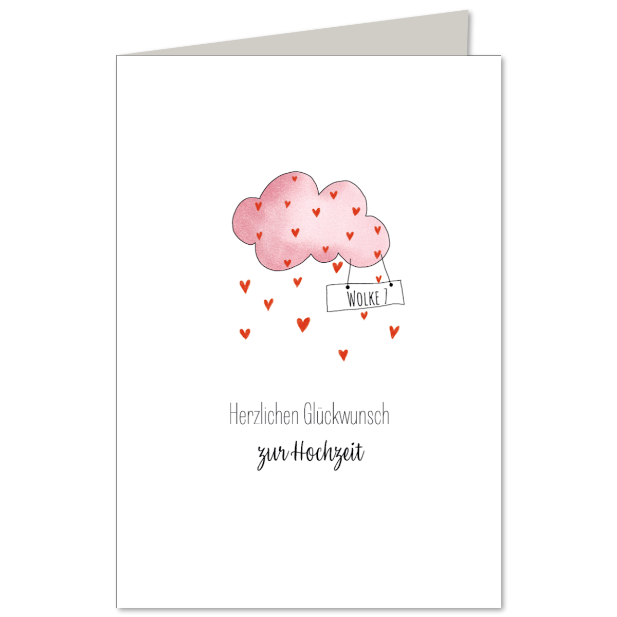 KEITCARDS Klappkarte Wolke 7