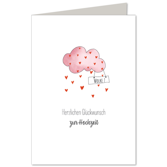 KEITCARDS Klappkarte Wolke 7